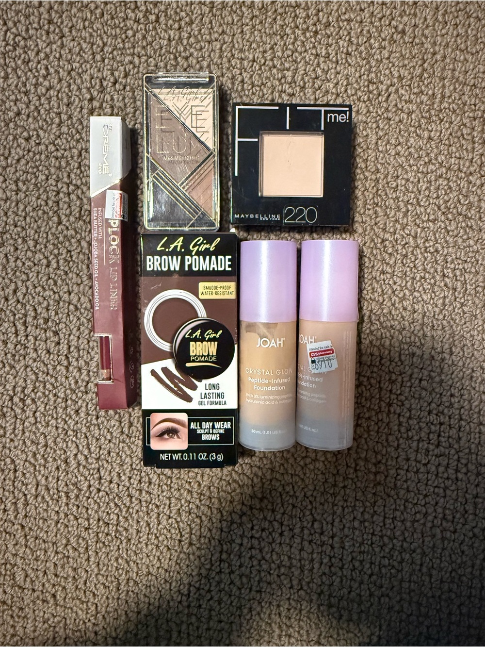 Maybelline Fit Me Pressed Powder & Neutral Brow + Foundation Set